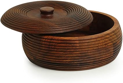 Handcrafted Sheesham Wooden Chapati Box