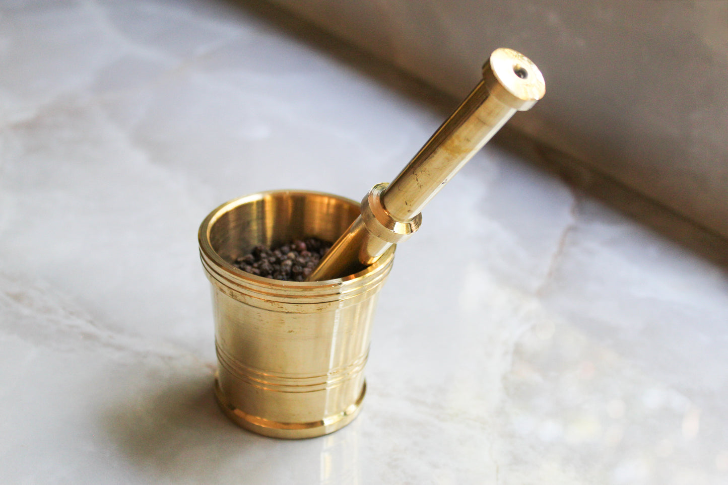 Ambi Brass Utensils Mortar and Pestle