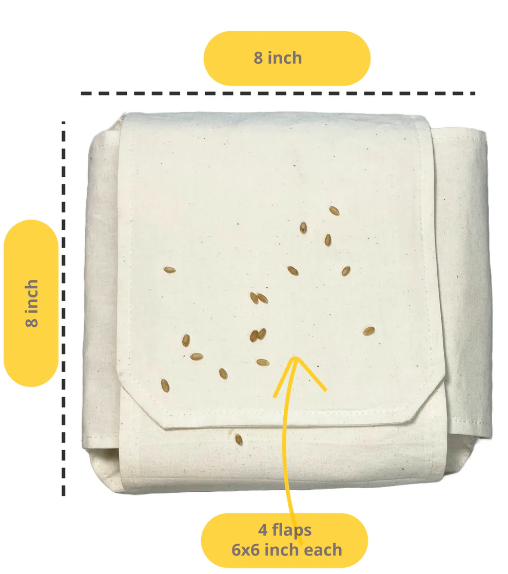 Cotton Double Layer Roti Wrap
