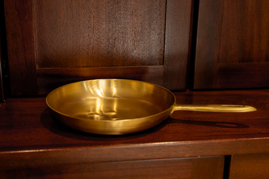 Traditional Brass Frying Pan