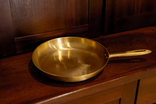 Traditional Brass Frying Pan