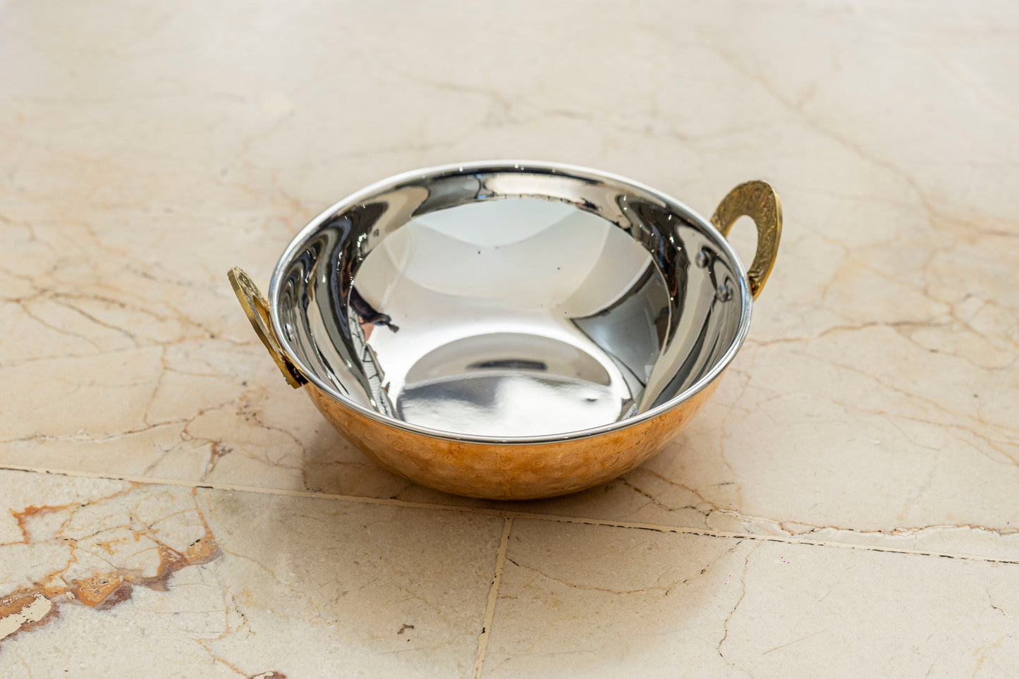 Copper Kadhai No lid (set of 5)(shashi)