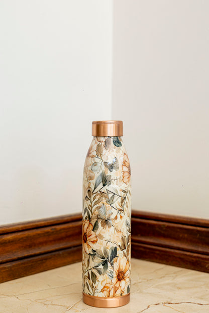 Printed Copper Water Bottle