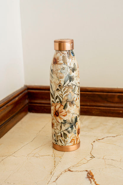 Printed Copper Water Bottle