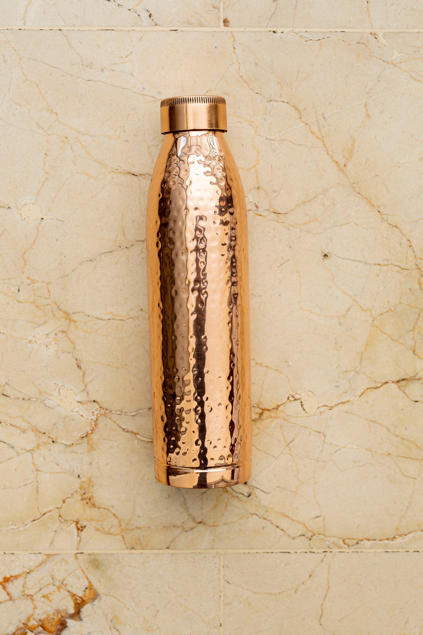 Hammered Copper Water Bottle