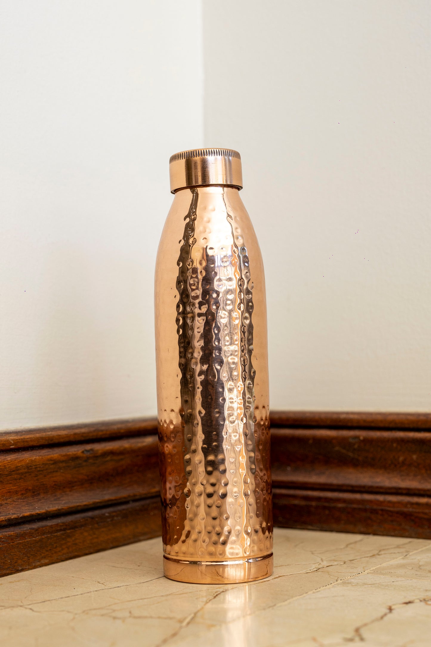 Hammered Copper Water Bottle