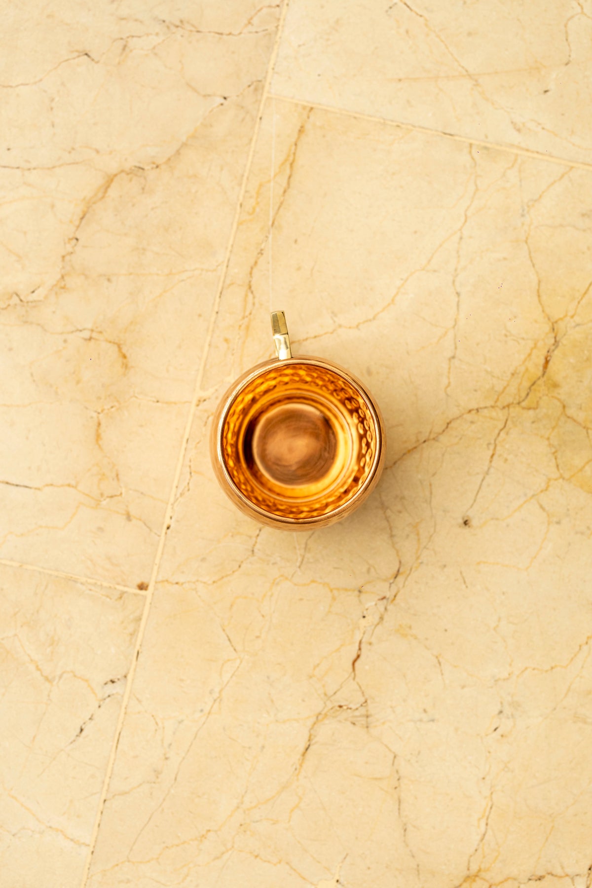Hand-Hammered Pure Copper Mug