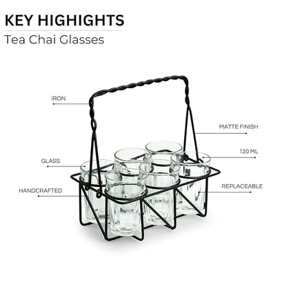 Rail Express' Tea Glasses Set