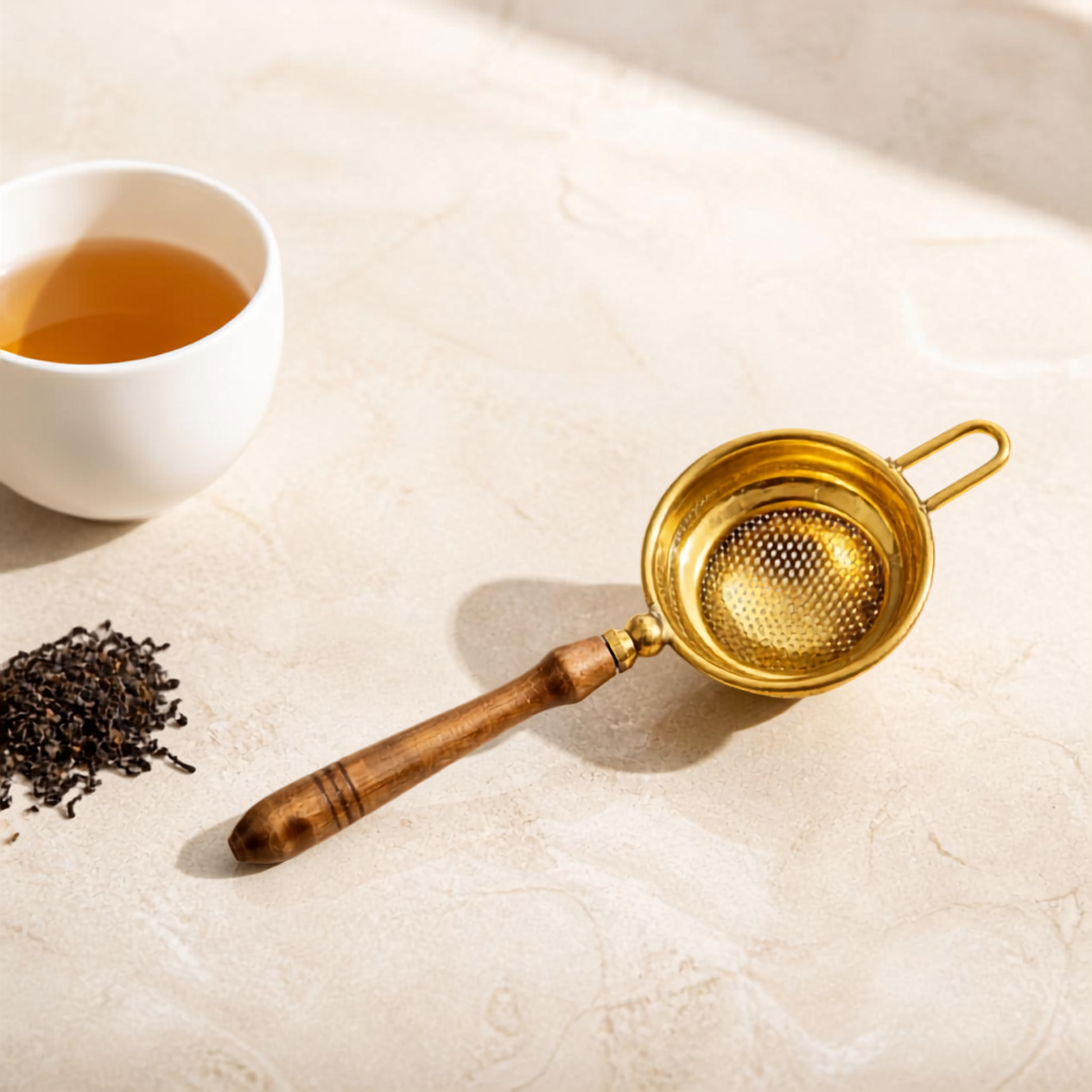 Brass Tea Strainers