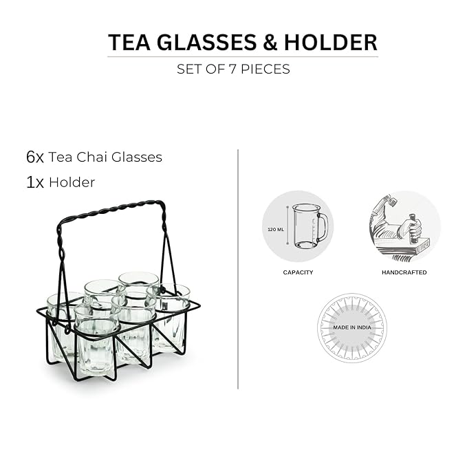 Rail Express' Tea Glasses Set