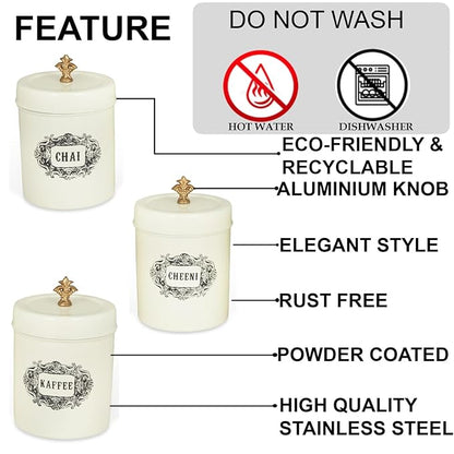 Elan Chai Cheeni Coffee Canister Set