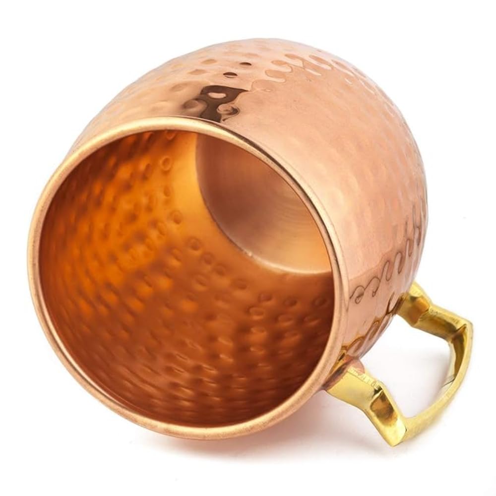 Hand-Hammered Pure Copper Mug