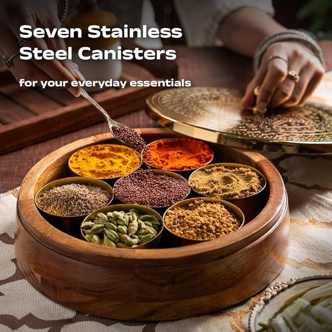 Curaa Spice Box with Spoon