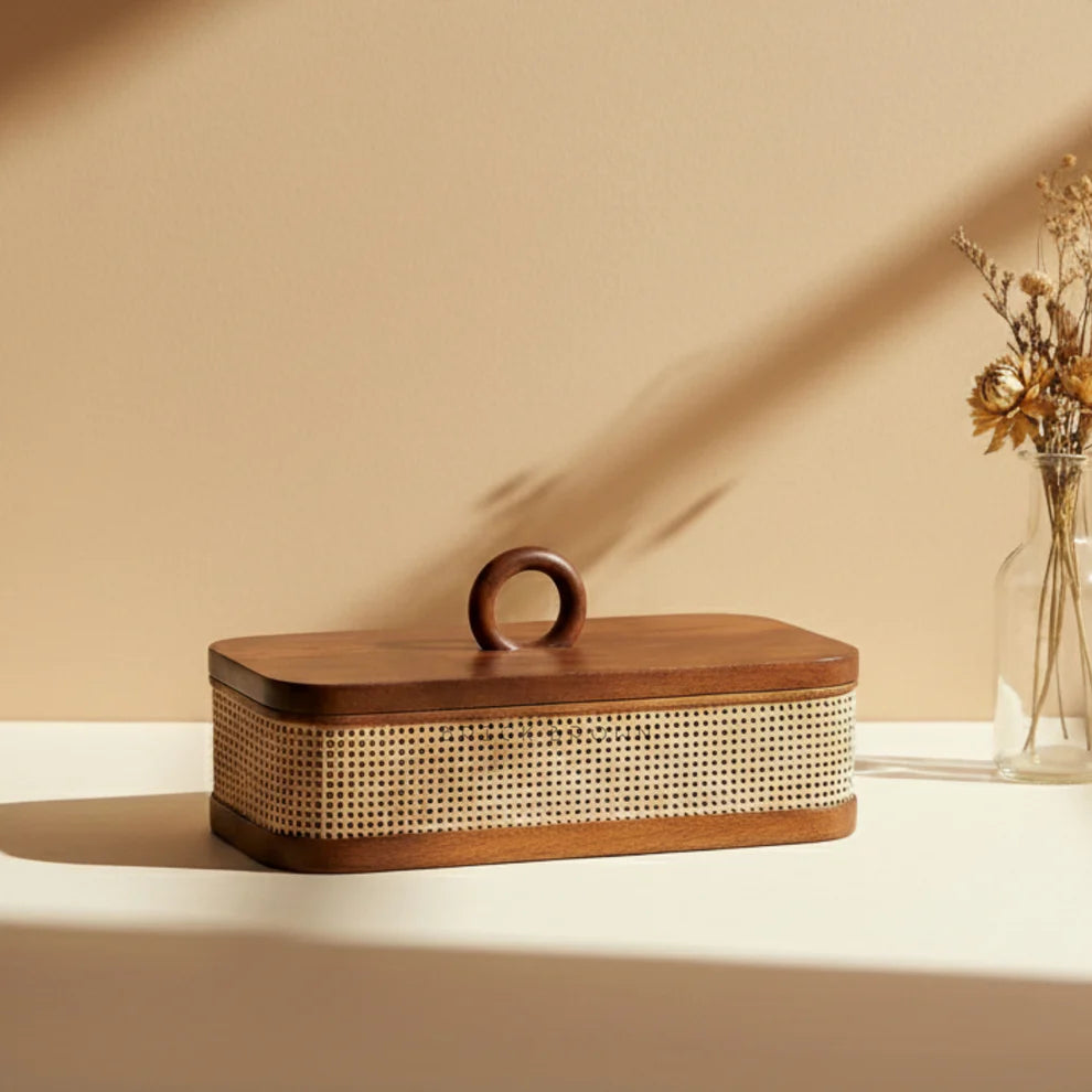 BB Tresso Masala Box (Rattan Rectangle)