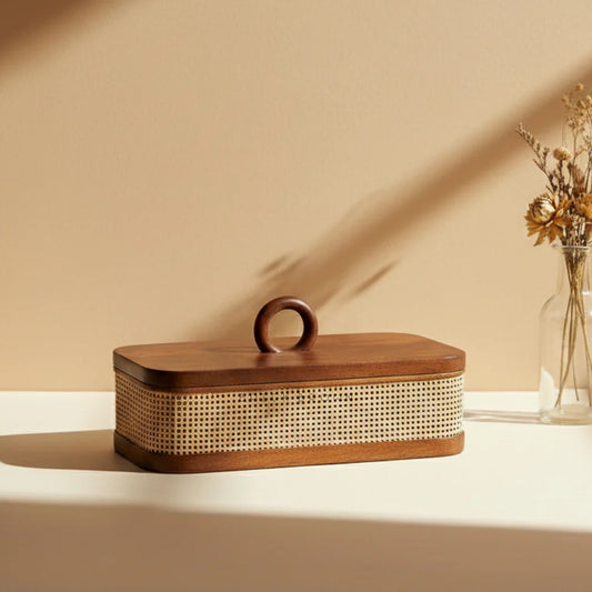 BB Tresso Masala Box (Rattan Rectangle)