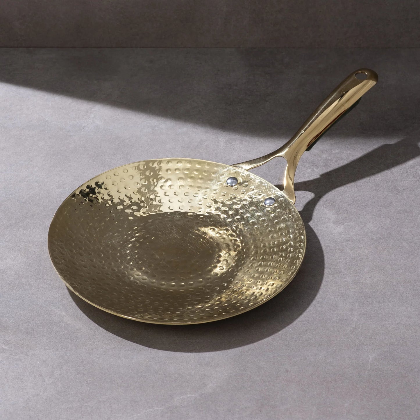 Brass Tawa with Plain handles