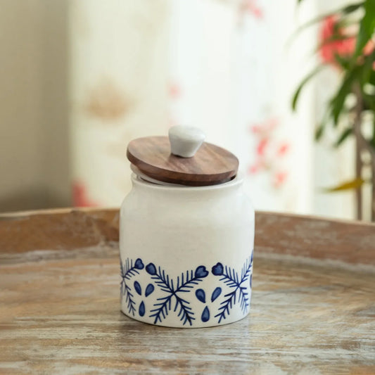 Royal Mughal Glass Storage Jar
