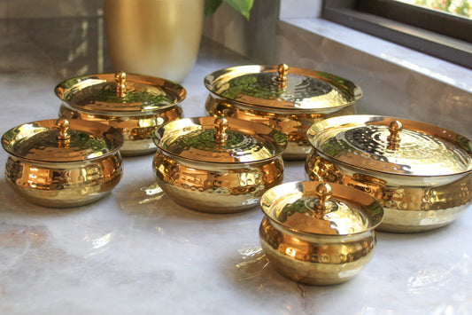 Brass Traditional Pot Set