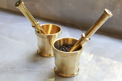 Ambi Brass Utensils Mortar and Pestle