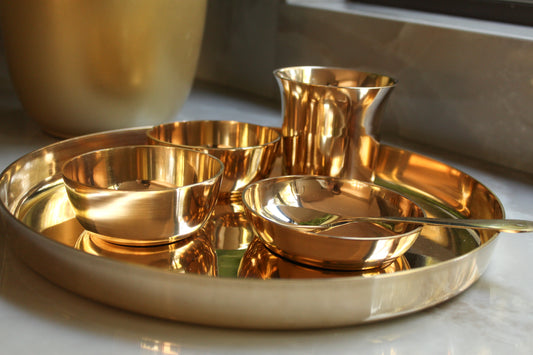 Pure Design Plain Thali Set