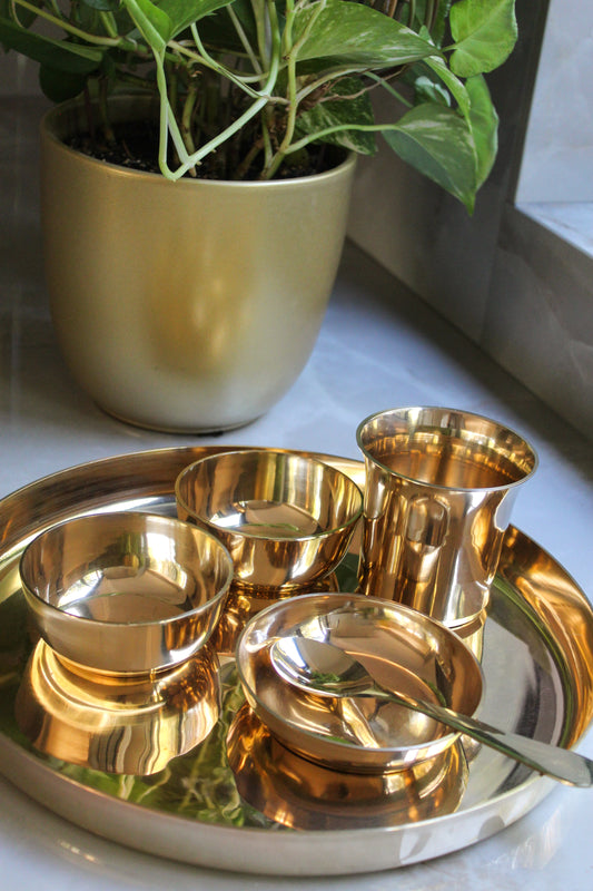 Pure Design Plain Thali Set