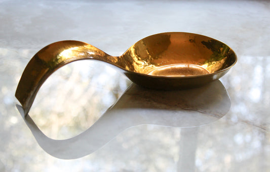 Gold Finish Solid Stainless Steel Spoon Rest