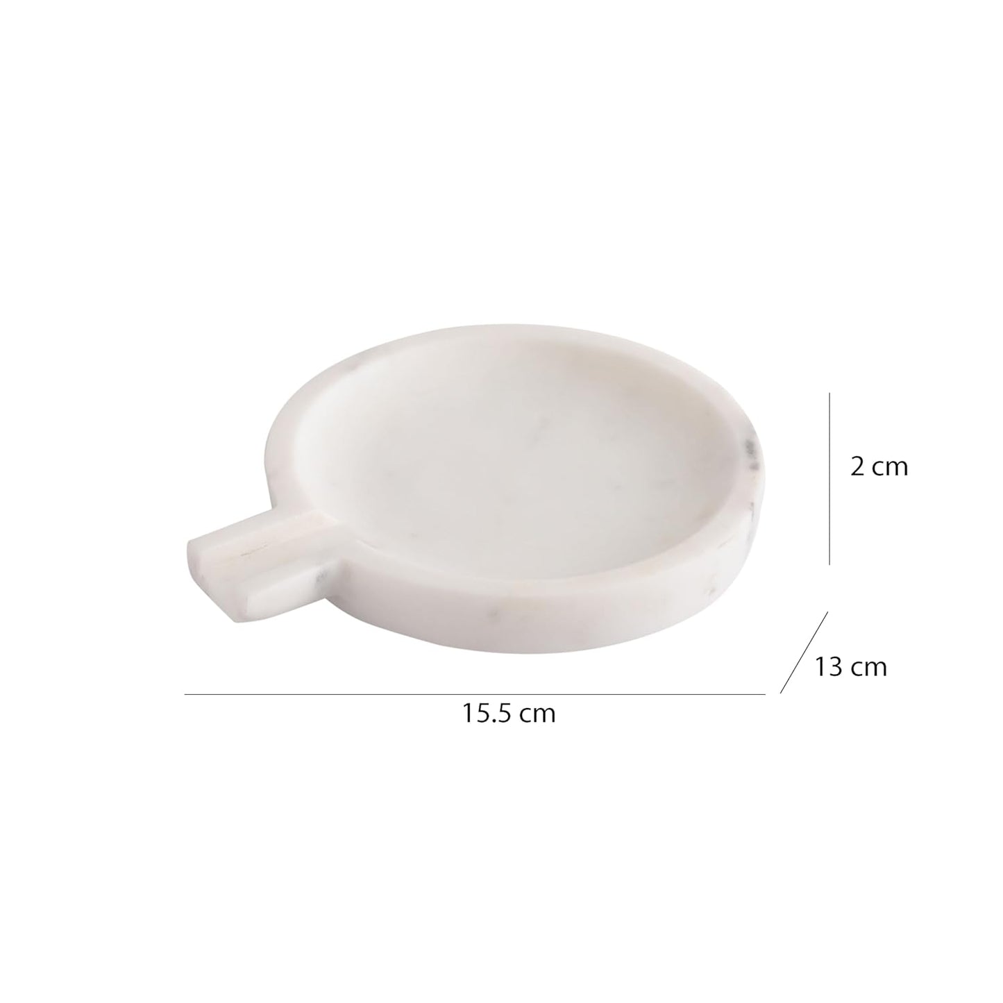 White Marble Spoon Holder 