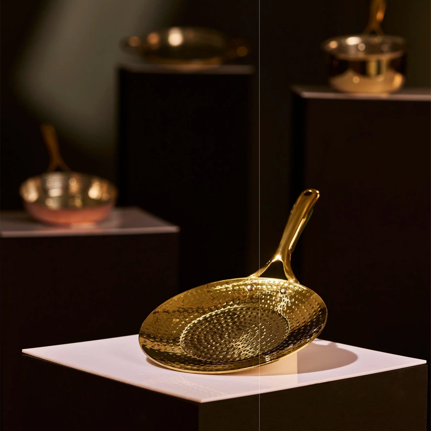 Brass Tawa with Plain handles