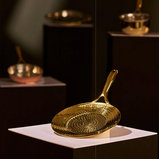 Brass Tawa with Plain handles