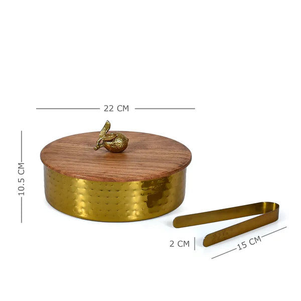 DDH Roti Box Wooden Lid
