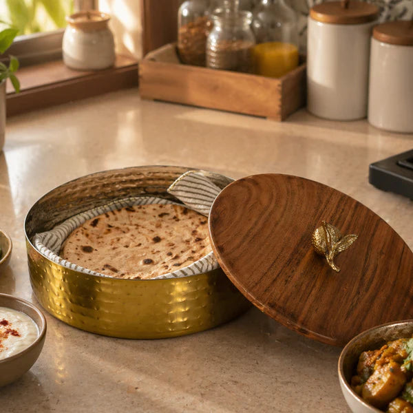 DDH Roti Box Wooden Lid