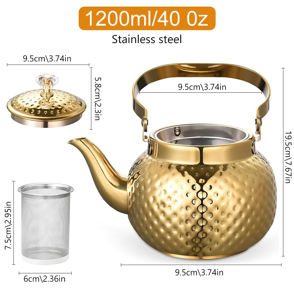 1.2L Stainless Steel Teapot