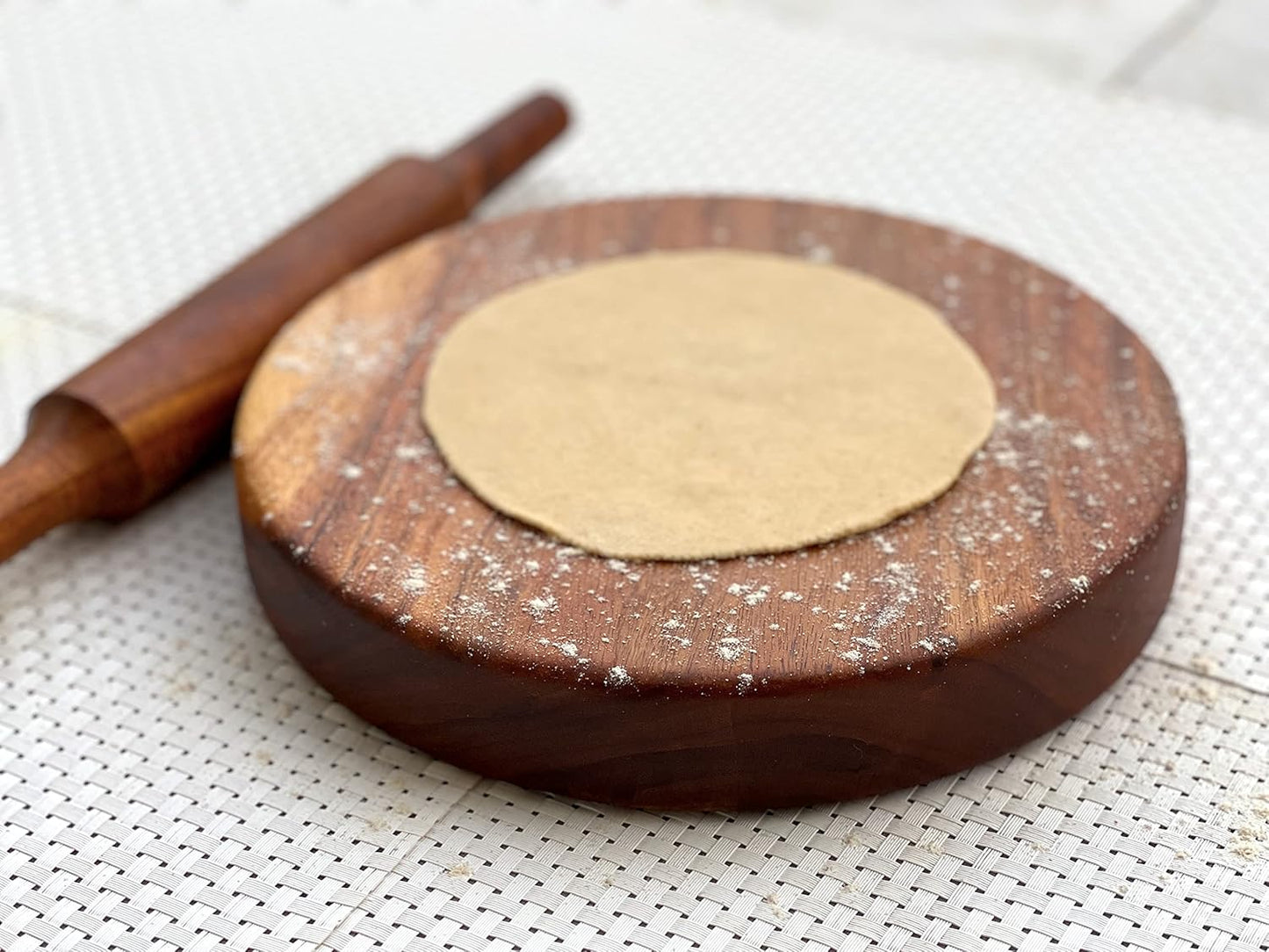 Wooden Chakla Belan Set