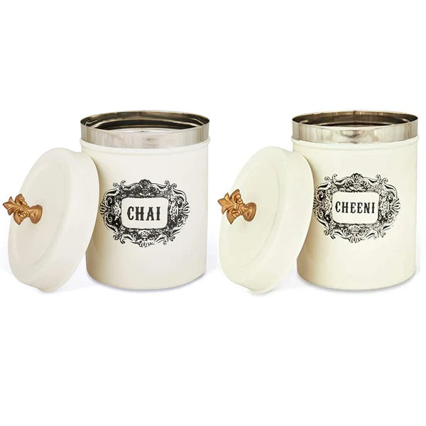 Chai and Cheeni Jars