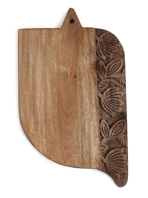 Cheese Board & Platter with Floral Border