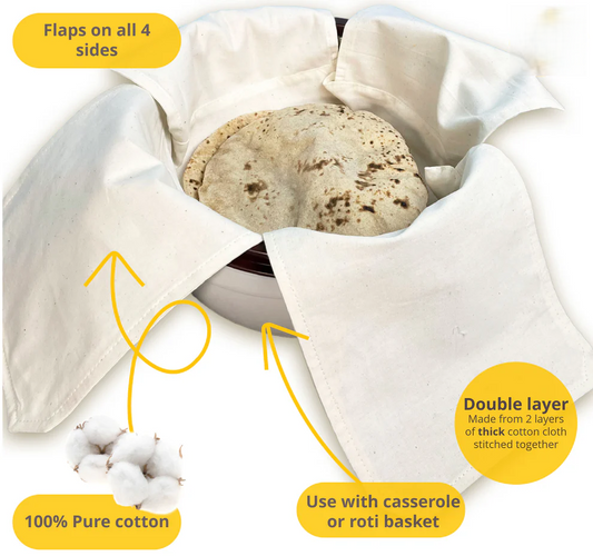 Cotton Double Layer Roti Wrap