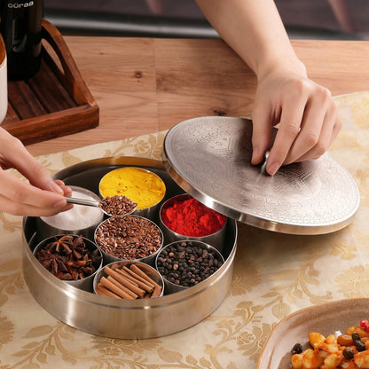 Steel Masala Dabba