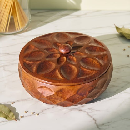 Carved Masala Box