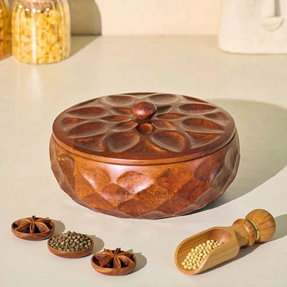 Carved Masala Box