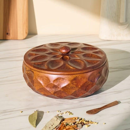 Carved Masala Box