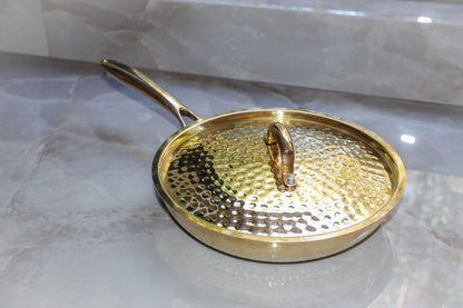 Brass Frying Pan with Lid